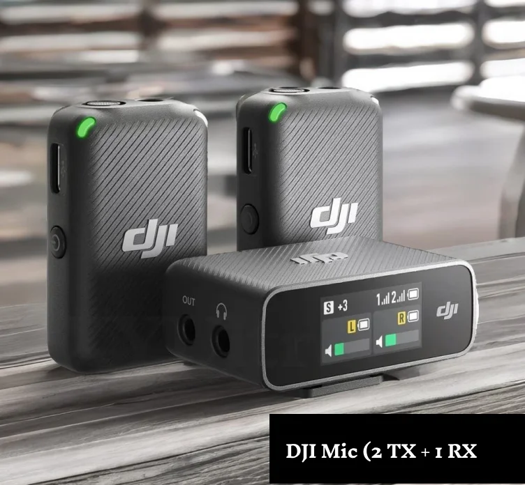DJI Mic Dual-Channel Wireless Lavalier Mic