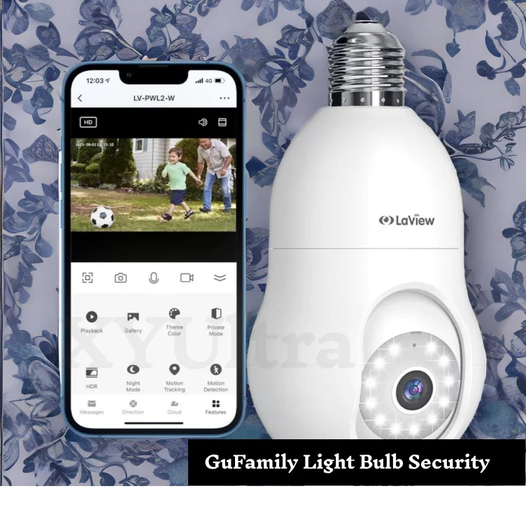 GuFamily Light Bulb Security Camera