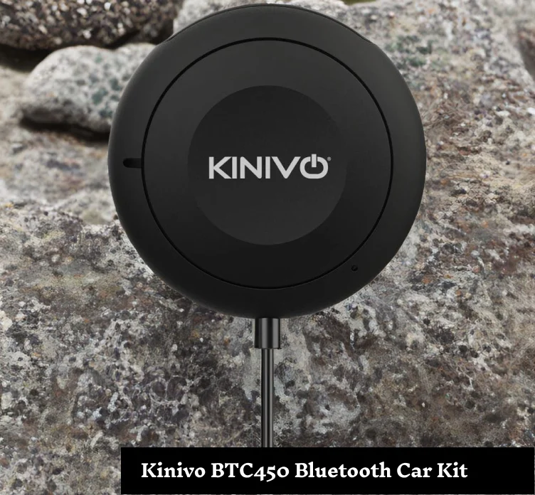 Kinivo BTC450 Bluetooth Car Kit Best Audio Bluetooth Adapter