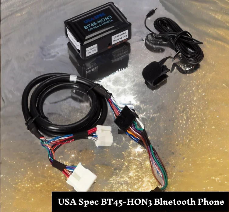 USA Spec BT45-HON3 Bluetooth Phone, Music & AUX Input Kit Best Built-In Bluetooth Adapter