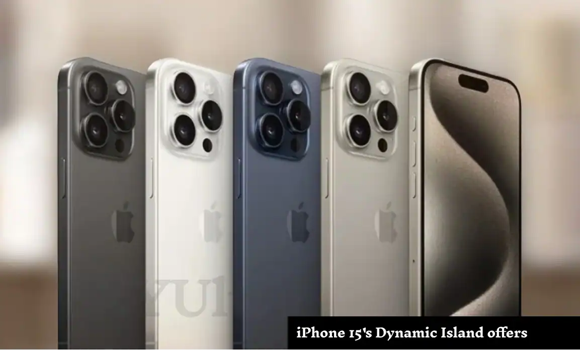 The iPhone 15's Dynamic Island offers several advantages.