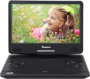 10. NAVISKAUTO 14-Inch Portable DVD Player