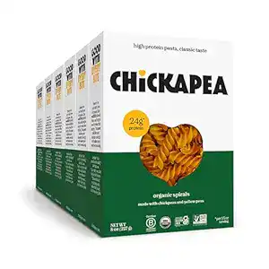 Chickapea Organic Chickpea Spirals – Best Two-Ingredient Pasta