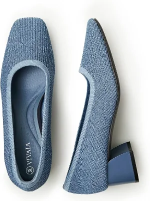 Vivaia Melody Pro Square-Toe Chunky Heels