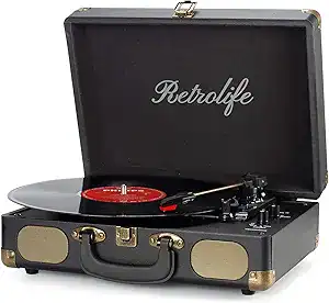 Retrolife Vinyl Record Player