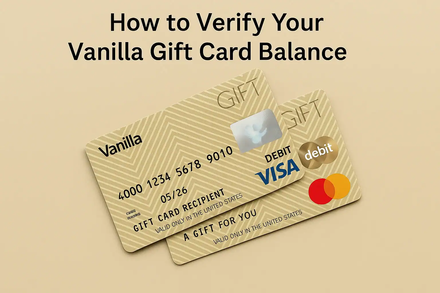 How to Verify Your Vanilla Gift Card Balance