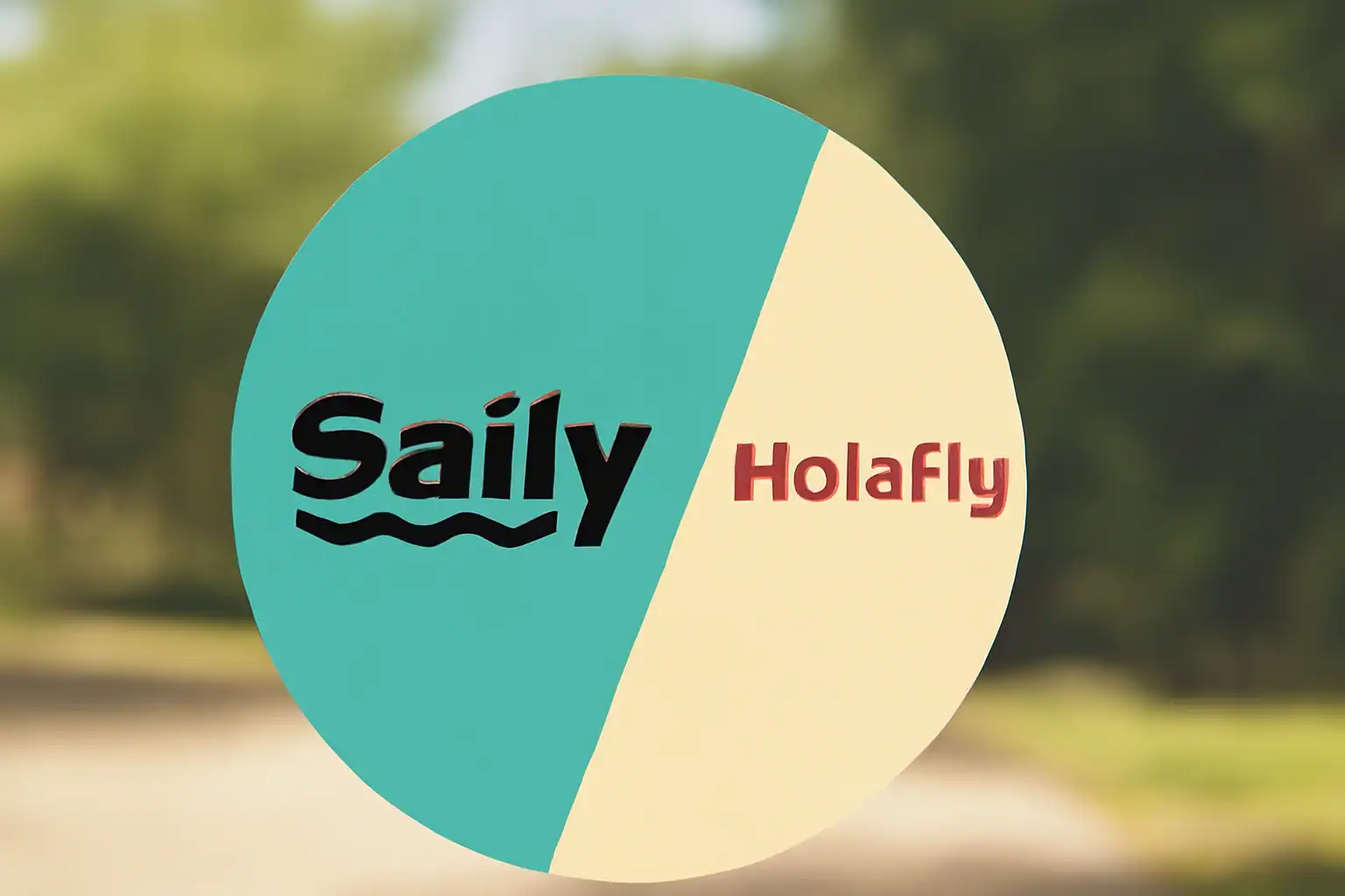 Saiy vs holafly comparison pie chart for travel SIM cards in the US and abroad.
