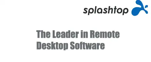 Remote desktop software interface showcasing Splashtop from XYUltra, a leading provider of remote desktop solutions for business and personal use.