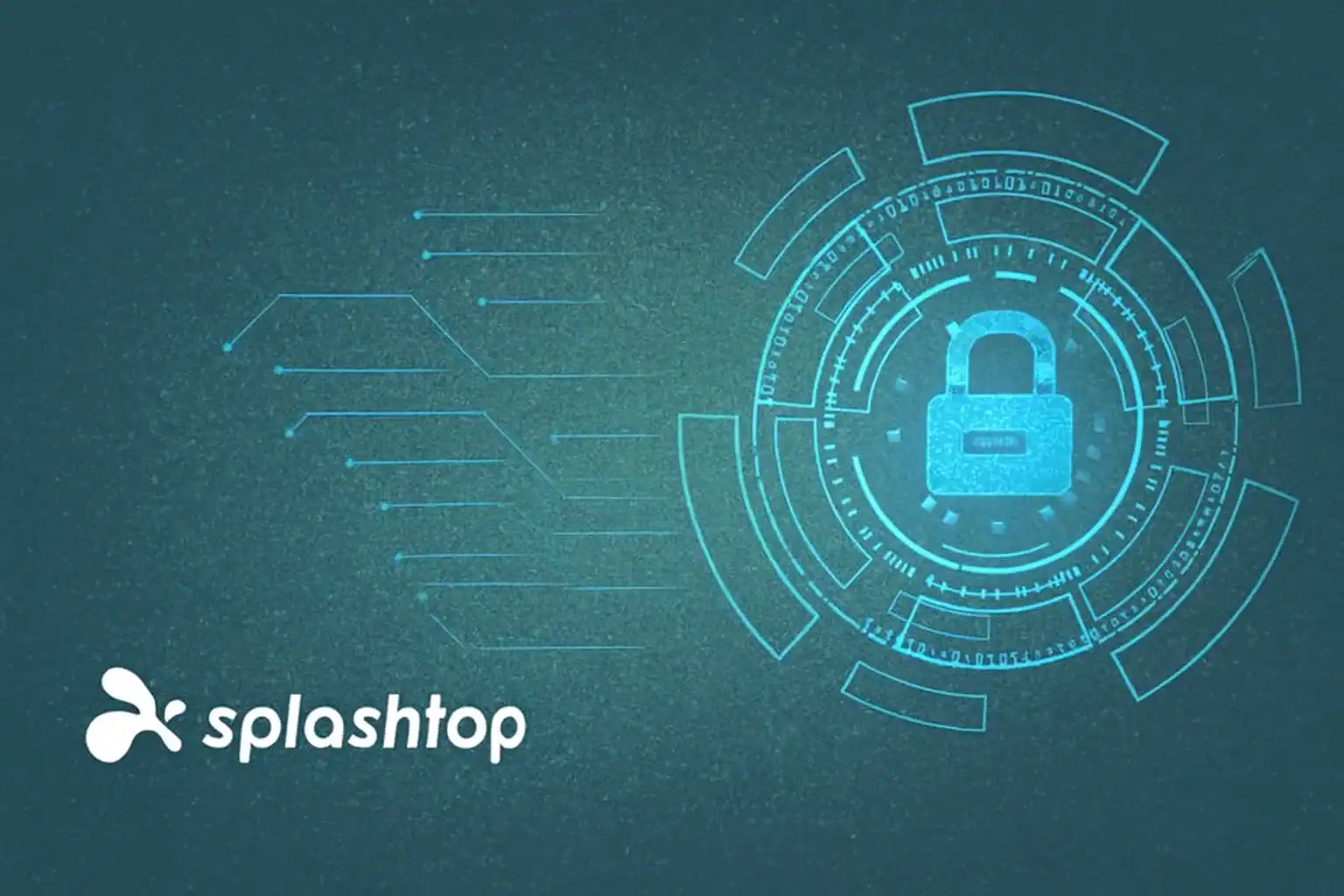 Secure digital lock icon representing cybersecurity and data protection.