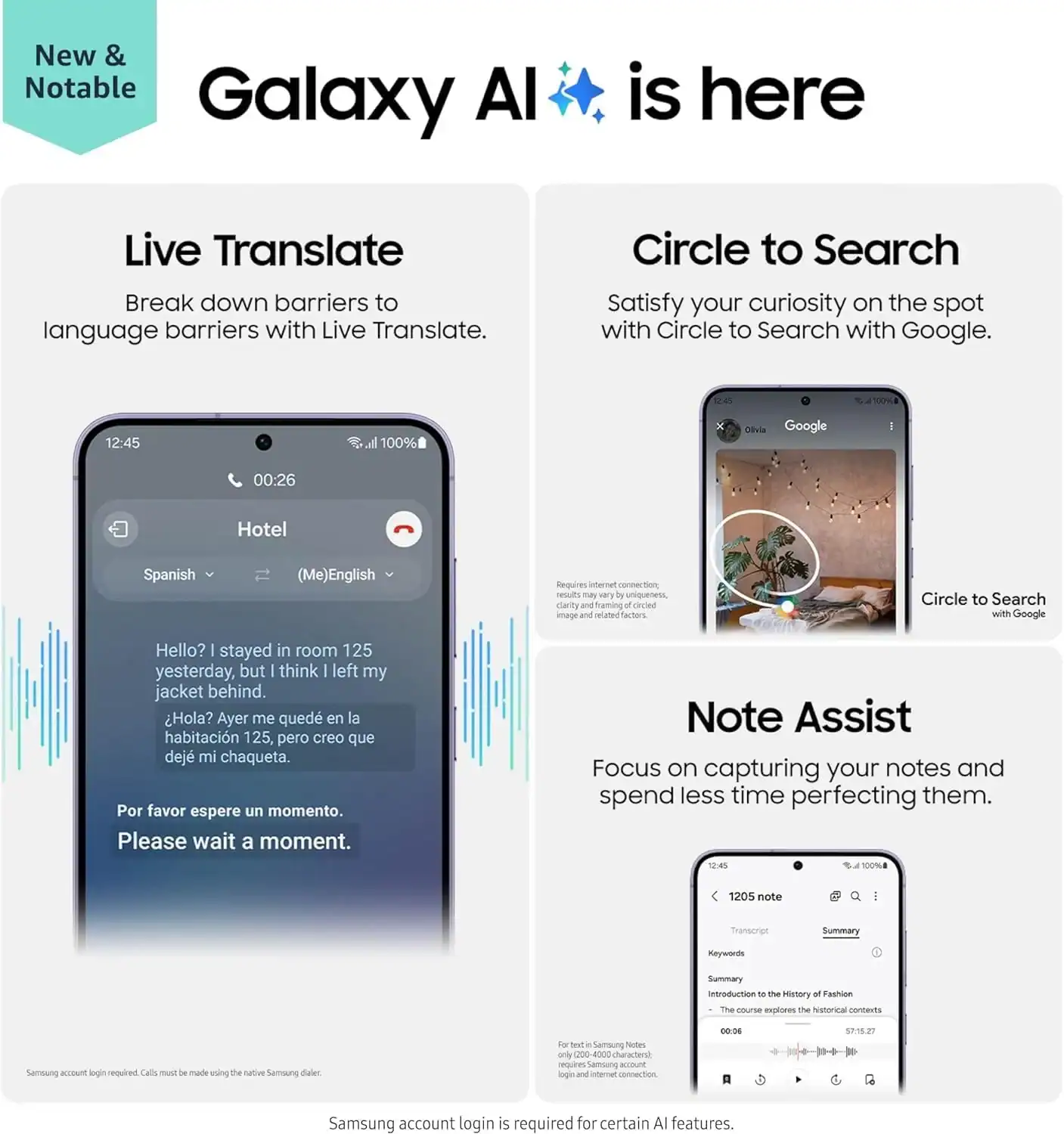 Software: One UI 7 with Galaxy AI