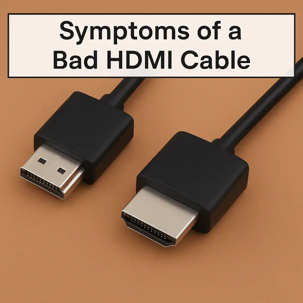 Symptoms of a Bad HDMI Cable: What to Look For