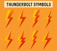 Thunderbolt Symbols