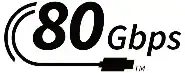 USB 80 Gbps Symbol (USB4 Version 2.0)