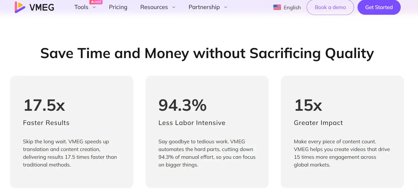 VMEG AI Pricing and Value Proposition