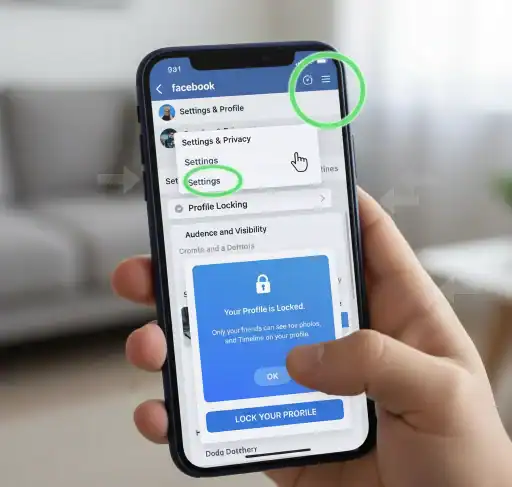 How to Lock Profile in Facebook on iPhone: Complete Method