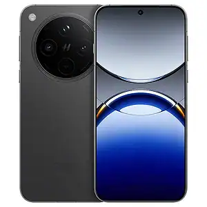 Smartphone with a sleek black design, dual front and rear cameras, high-resolution display, modern style, and advanced technology for mobile photography and communication.