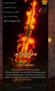 Jack-O-Blazer Rod Complete Stats Breakdown