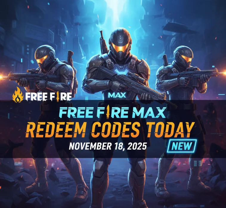 Free Fire MAX Redeem Codes Today November 18, 2025 [NEW]