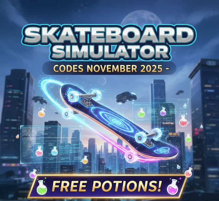 Skateboard Simulator Codes November 2025 – Free Potions