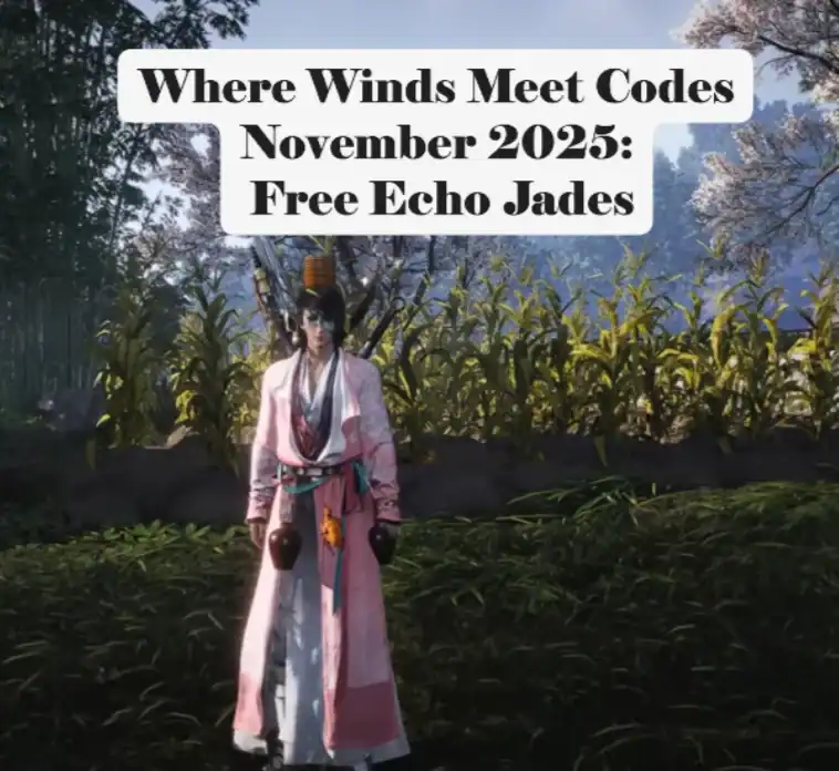 Where Winds Meet Codes November 2025: Free Echo Jades