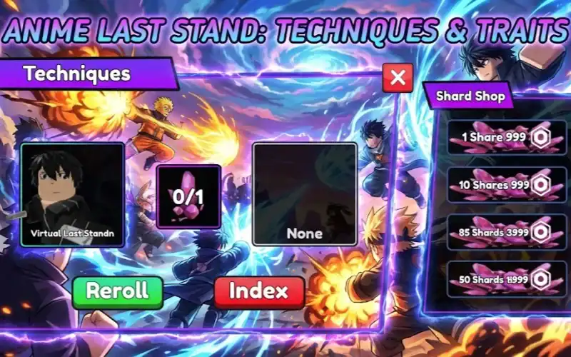 All Anime Last Stand Techniques & Traits Guide (Best Rerolls)