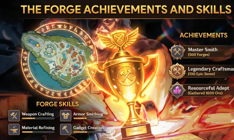 All the Forge Achievements and Skills: A Guide to Unlock All the Boosts