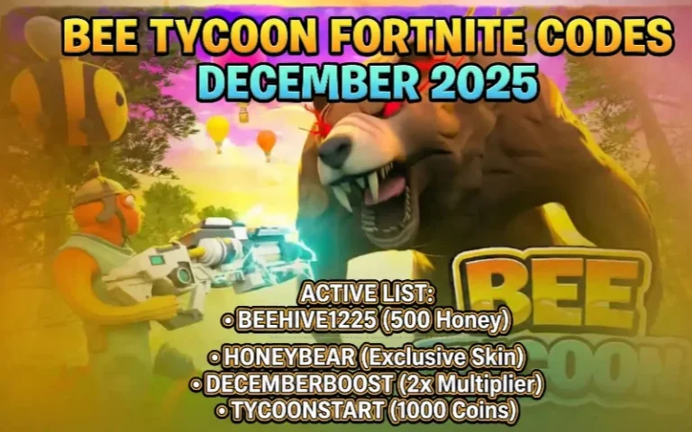 fortnite-bee-tycoon-codes-2025
