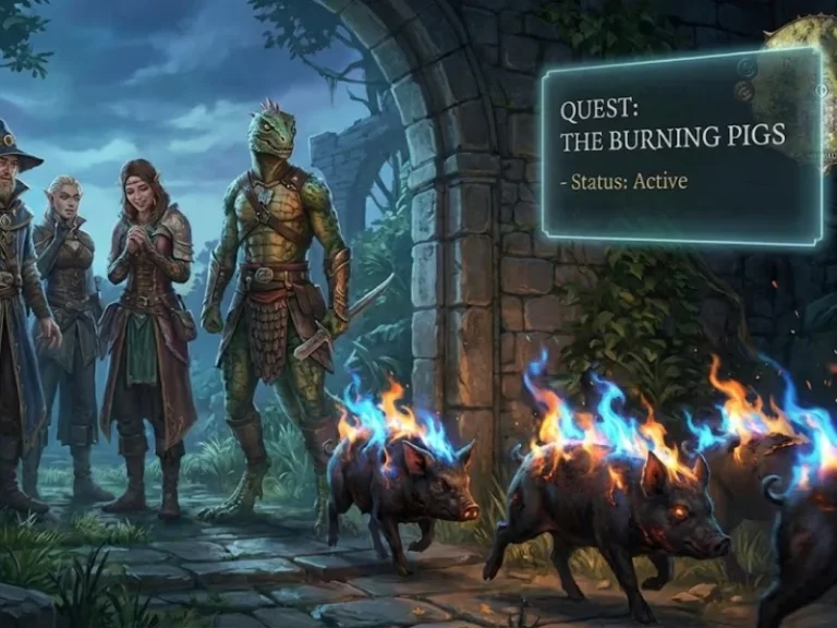 Burning Pigs Divinity 2 Complete Walkthrough and Guide