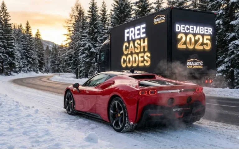 Realistic Car Driving codes