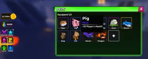 A Roblox pirate-themed game character with a hat, sword, and vibrant armor, set against a dark blue background, showcasing immersive gameplay and custom accessories for players.