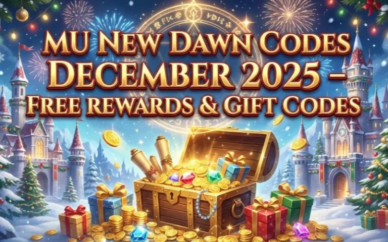MU New Dawn Codes October 2025: Free Rewards & Gift Codes
