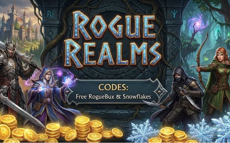 RogueRealms Codes December 2025: Free RogueBux & Snowflakes