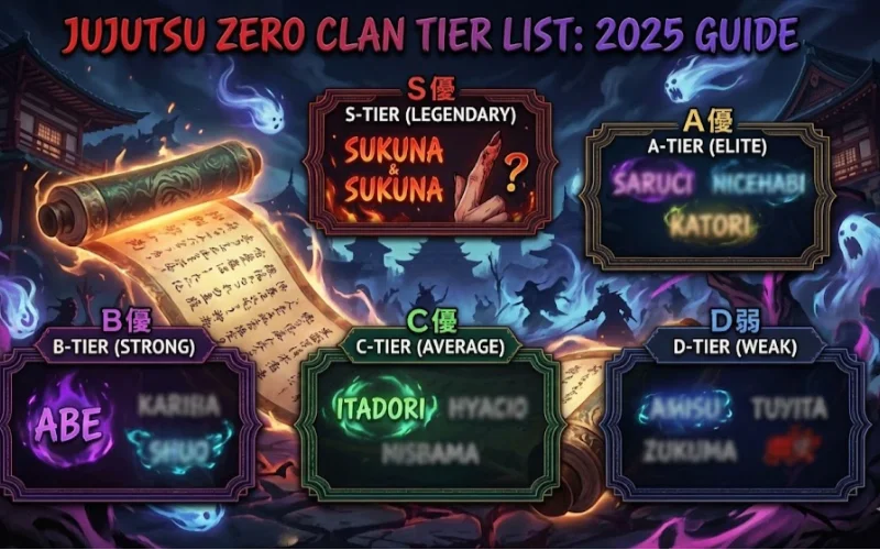 Jujutsu Zero Tier List: Best Clans Ranked (December 2025)