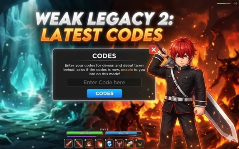 Weak Legacy 2 Codes – Working Codes & Free Rewards