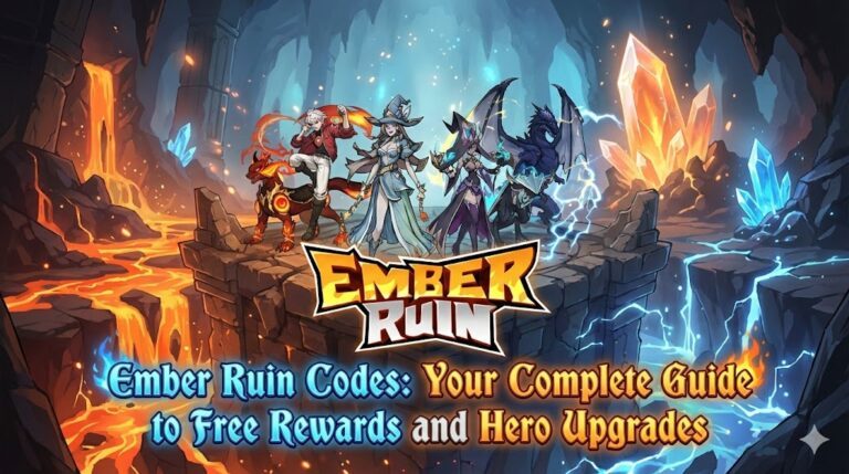 Unlock the essentials for Ember Ruin with your complete guide to codes, free rewards, and hero upgrades in this fantasy adventure game featuring powerful characters and dynamic volcanic environments.
