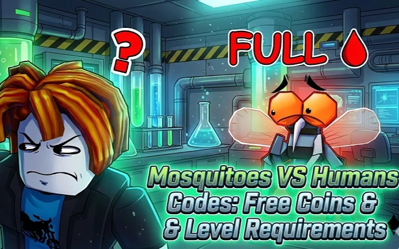 Mosquitoes VS Humans Codes (January 2026): Free Coins & Level Requirements