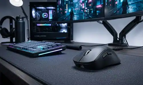 Best gaming accessories 2026 setup with mouse keyboard and headset