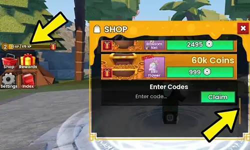Roblox Bees codes list April 2026 showing active codes for free coins and Luck Potions